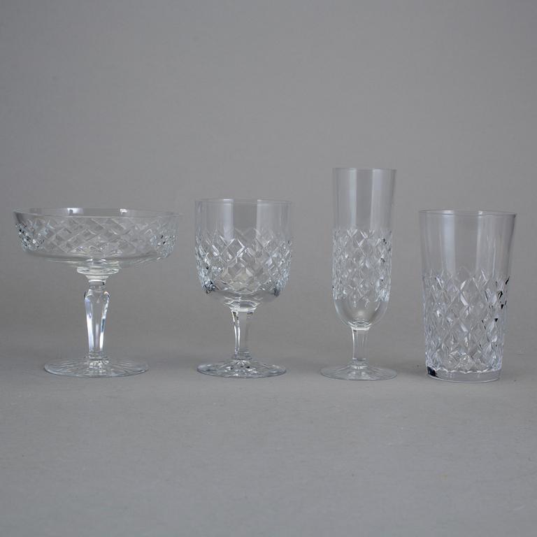 GLASSERVIS, 40 delar, "Briljant", Åfors, 1900-tal.