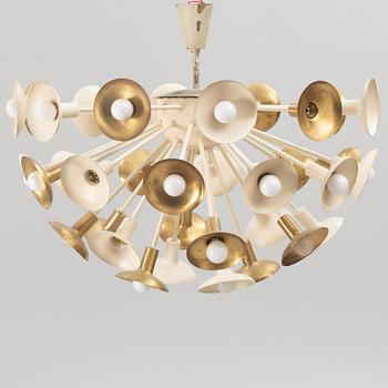 A model sputnik ceiling lamp, 1950's/70's.