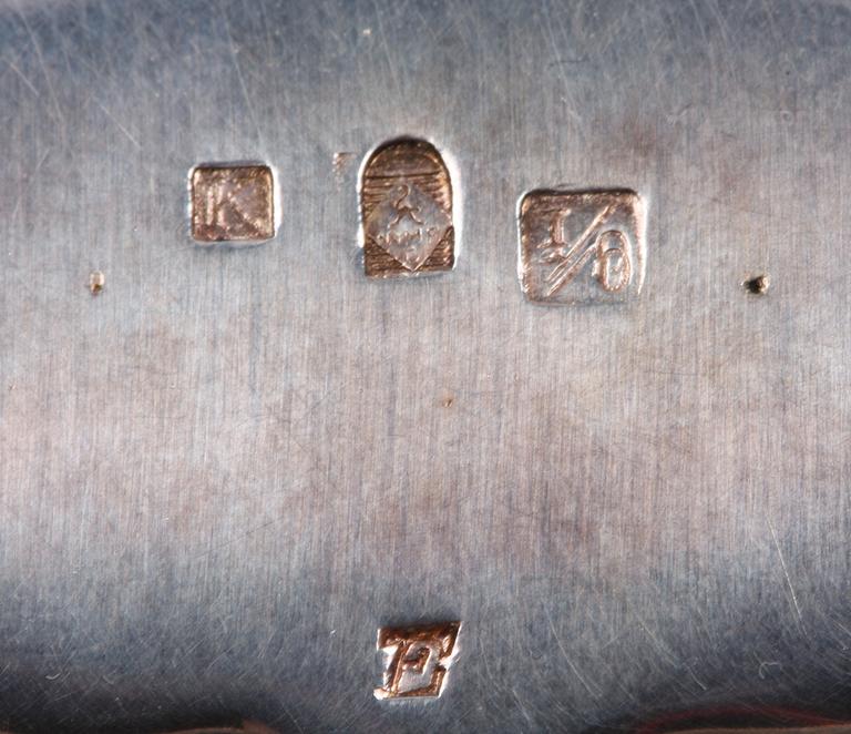 BRICKA, nysilver, rokokostil. WMF, Tyskland.