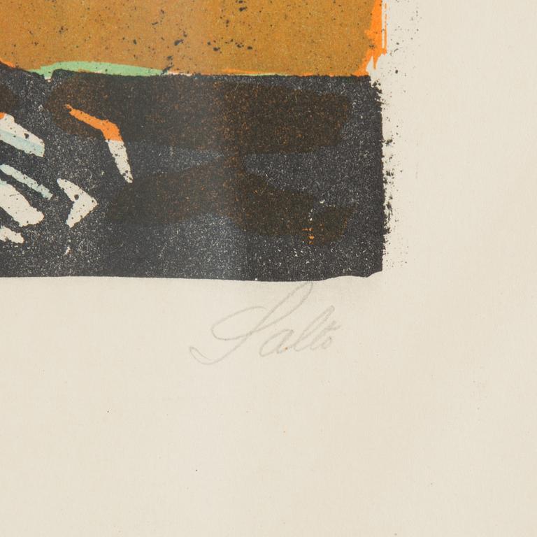 AXEL SALTO, lithograph in colours, signed 113/260.
