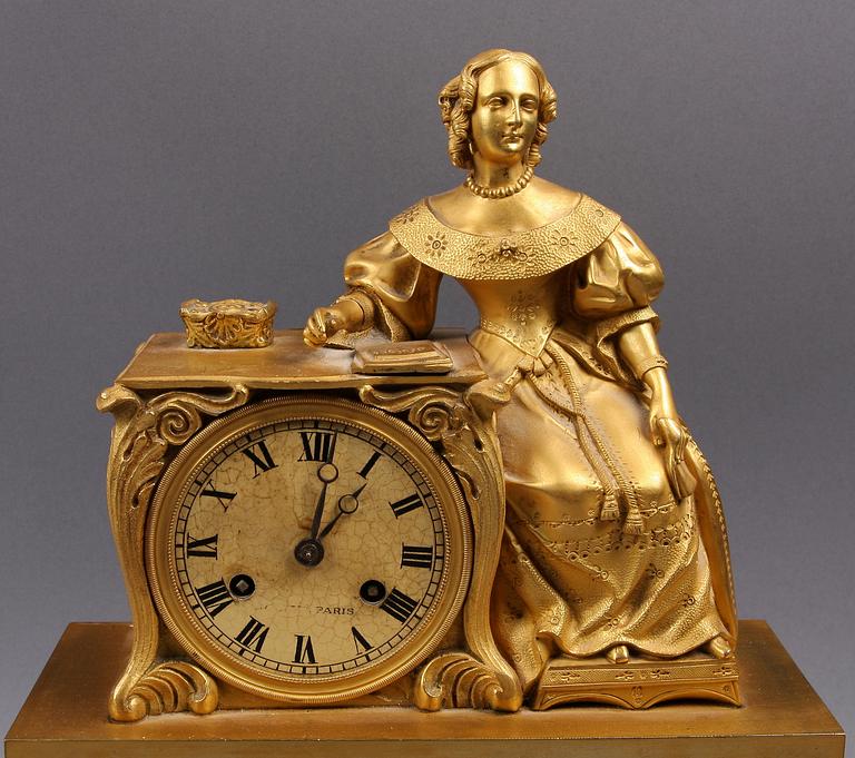 BORDSPENDYL, senempire, 1800-talets mitt.
