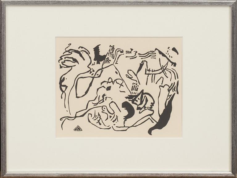 Wassily Kandinsky, 'Judgement day', from 'Hommage à Kandinsky', 1974.