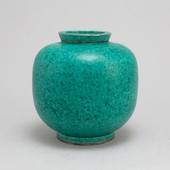 WILHELM KÅGE, an 'Argenta' stoneware vase from Gustavsberg.