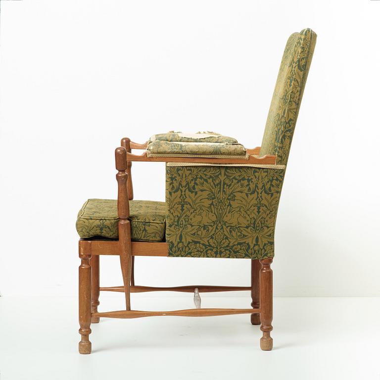 Josef Frank, a mahogany armchair, by Svenskt Tenn, Sweden, model 880.