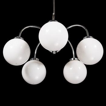 A ceiling lamp model 2024/5, for AT-valaisin Finland, late 20th century.
