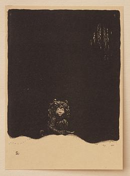 John Bauer, "Troll" 10 litografier i mapp/bok.