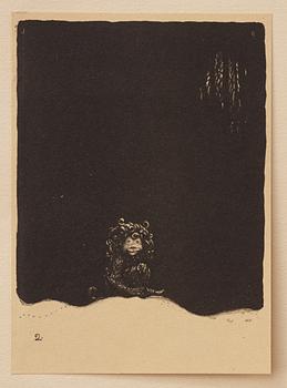 John Bauer, "Troll" 10 lithographs in a folder/book.