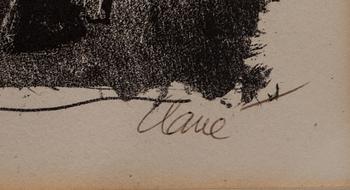 ANTONI CLAVÉ, litografi, signerad.