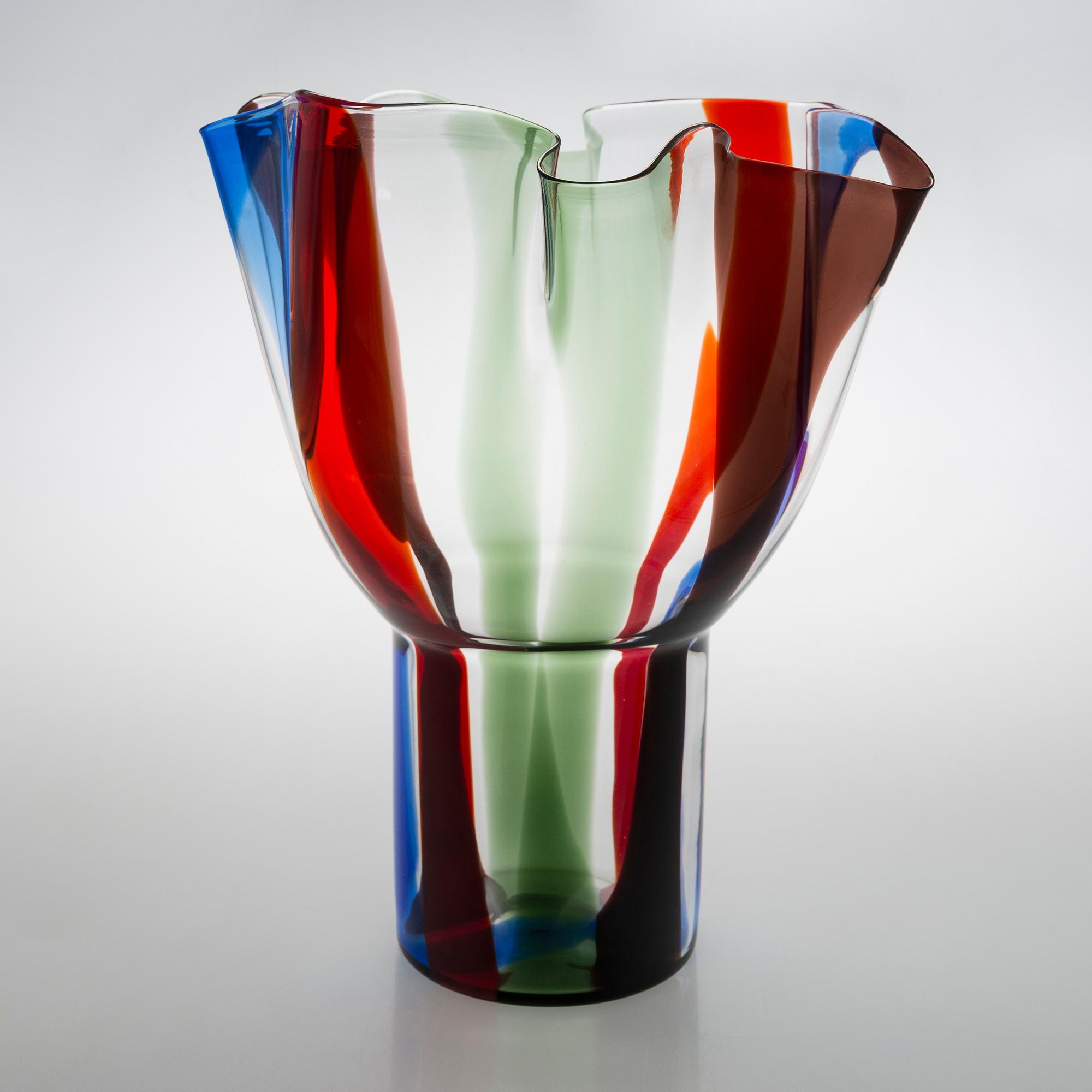 Timo Sarpaneva, a 'Blossom' vase signed Venini -94 Sarpaneva.