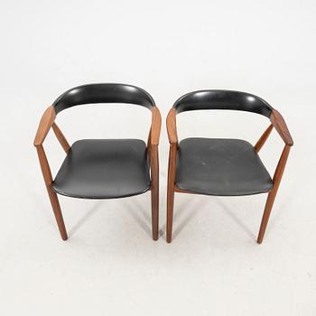 Armchairs, a pair by Farstrup, Denmark, 1960s.