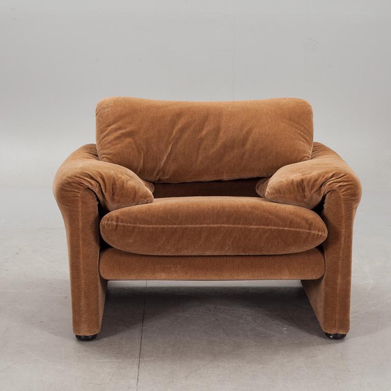 FÅTÖLJ, "Maralunga", Vico Magistretti för Cassina, formgiven 1973.