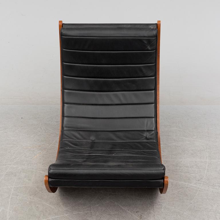 A 'Relaxer' rocking chair by Verner Panton, 2007.