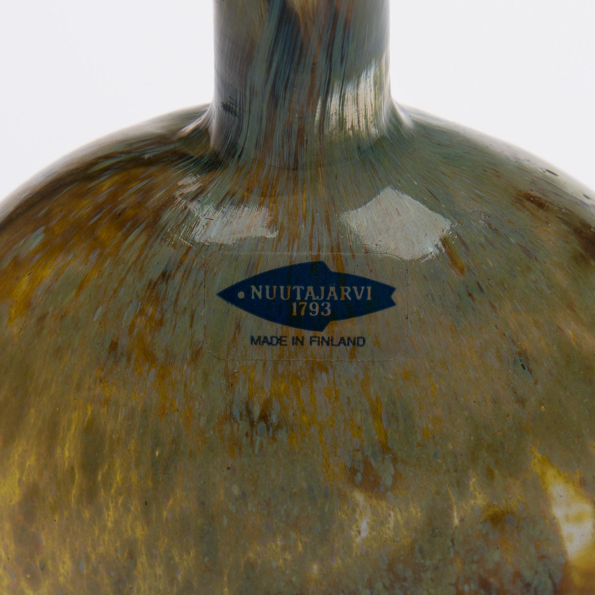 VAS samt SKÅL, glas, Oiva Toikka, signerade, Notsjö.