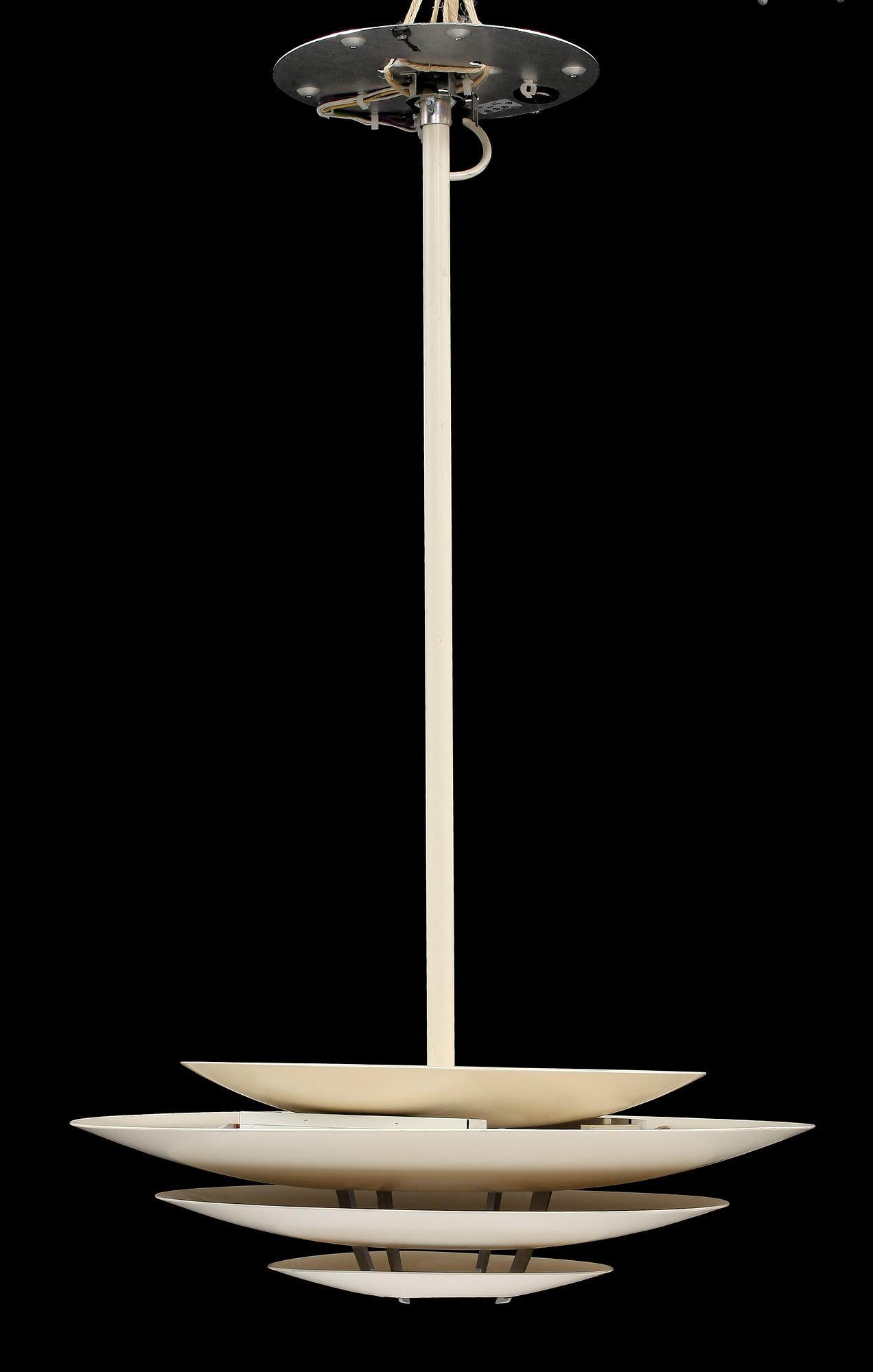 TAKLAMPA, "Oslo", Kurt Norregaard för Louis Poulsen, 1900-talets fjärde kvartal. Höjd 98 cm.