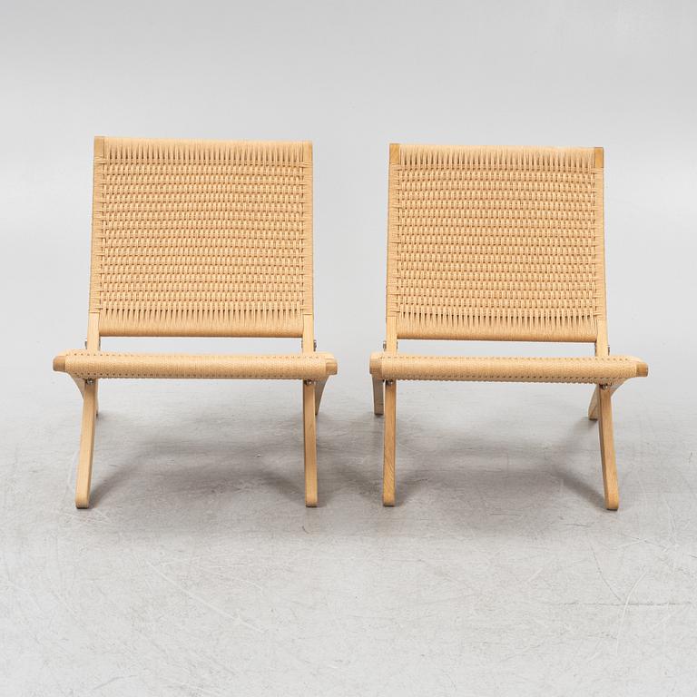 Morten Gøttler, stolar, ett par, modell MG501, "Cuba Chair", Carl Hansen & Søn, 2000-tal.