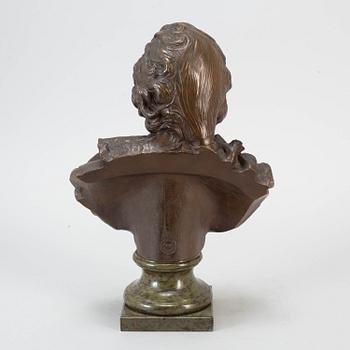 S. ALLEGRO, skulptur, brons, signerad.
