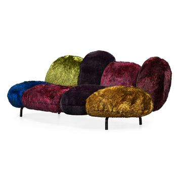 A Fernando & Humberto Campana 'Cipria' sofa, Edra, Italy.