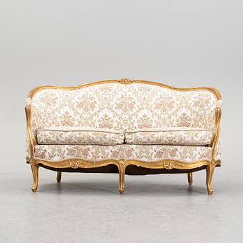 A rococo-style sofa, 20th century.