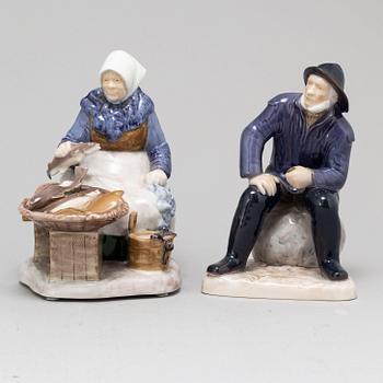 Two Bing & Gröndahl porcelain figurines, second half of the 20th century.