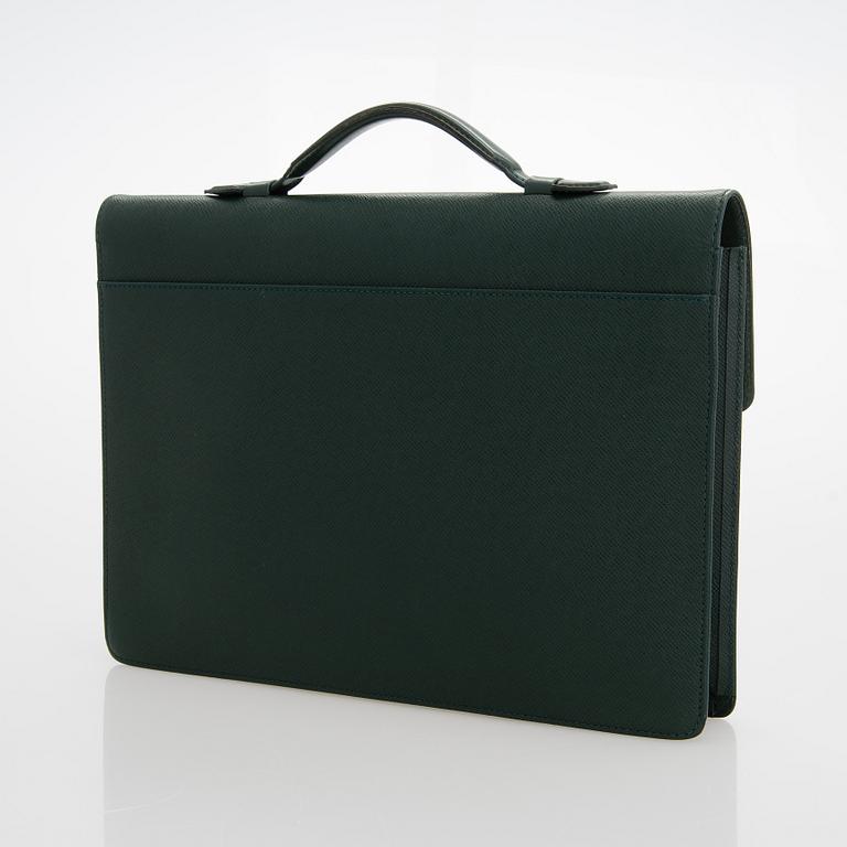 Louis Vuitton, A Taiga leather 'Minuto' Briefcase.