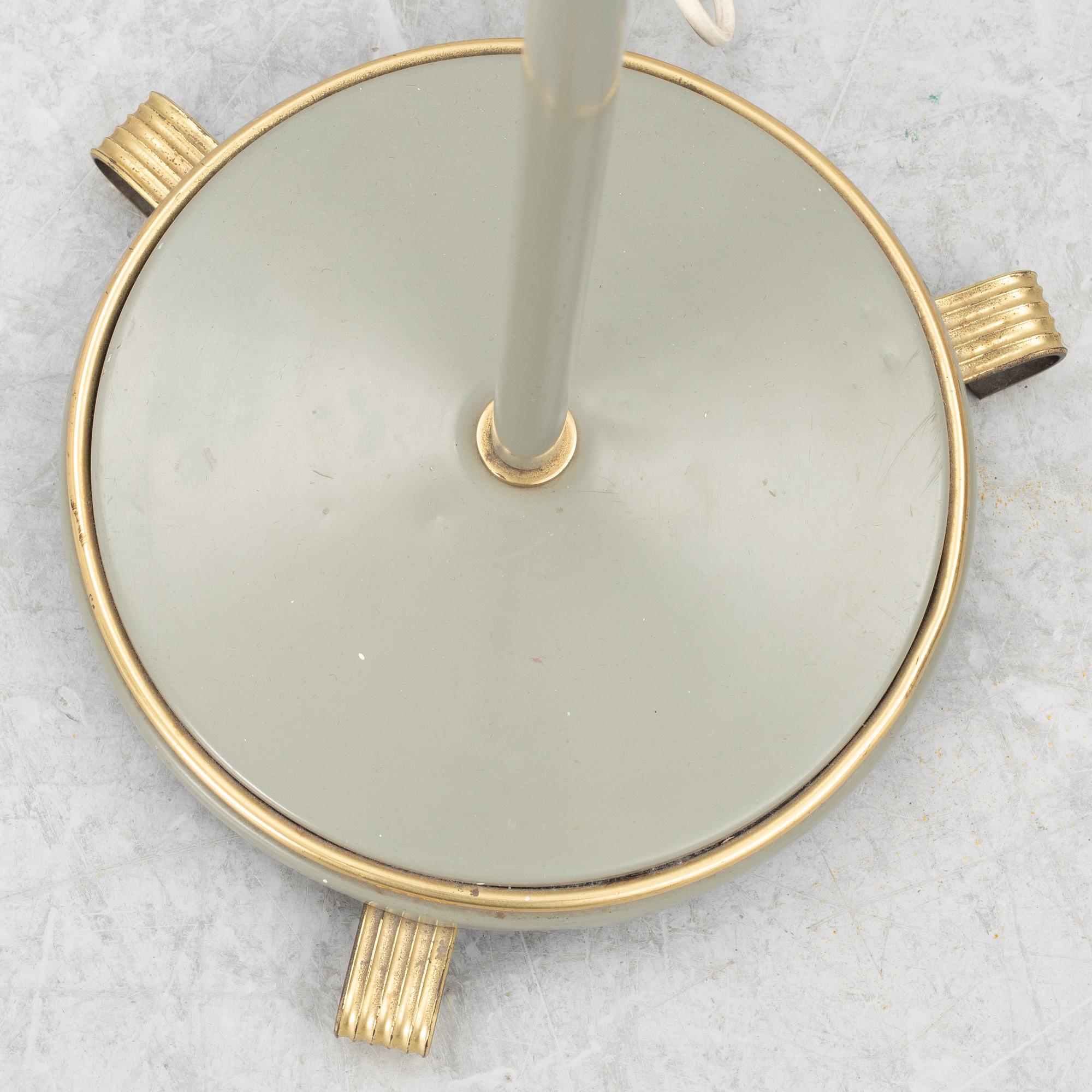 Floor lamp, around the mid-20th century.