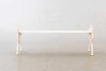 TRÄDGÅRDSBÄNK 1900-tal lättmetall.