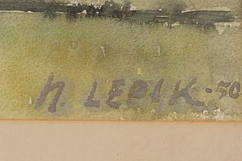 Hugo Lepik, Untitled.