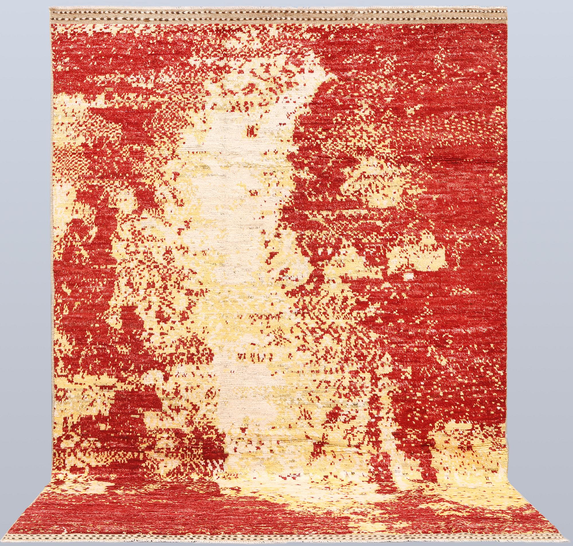A rug, Morocco design, approx. 296 x 197 cm.