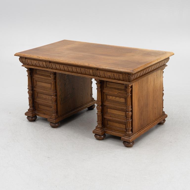 Writing desk, Neo-Renaissance, second half of the 19th century.