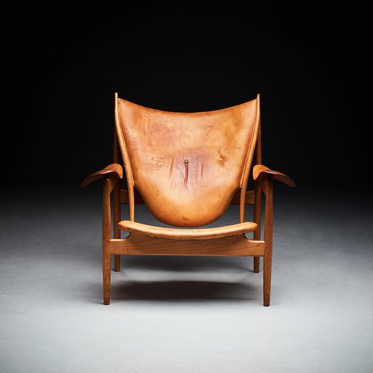 Finn Juhl, fåtölj, "Chieftain" / "Hövdingastolen", Niels Vodder, Danmark, 1950-60-tal.