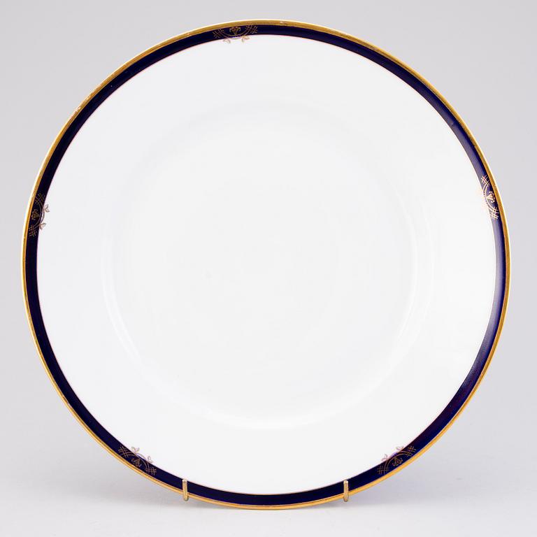 DINNERWARE SET, 36 pcs, porcelain, AB-model, Arabia, Finland 1928-32.