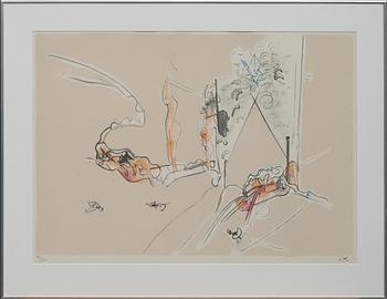 ROBERTO MATTA, färglitografi. Signerad och numrerad 96/100.
