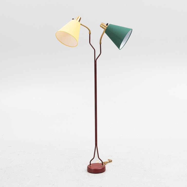 A painted floor lamp from Eskilstuna Elektrofabrik, second part of the 20th century.