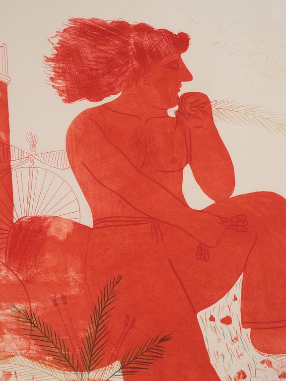 Alexandre Fassianos, Man med cykel.