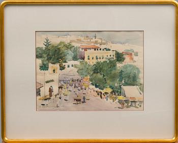 HUGO BACKMANSSON, akvarell, signerad och daterad -46.