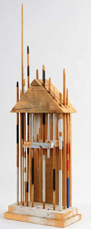 MIKAEL LÖFSTRÖM, skulptur, trä, sign o numr 78/100.