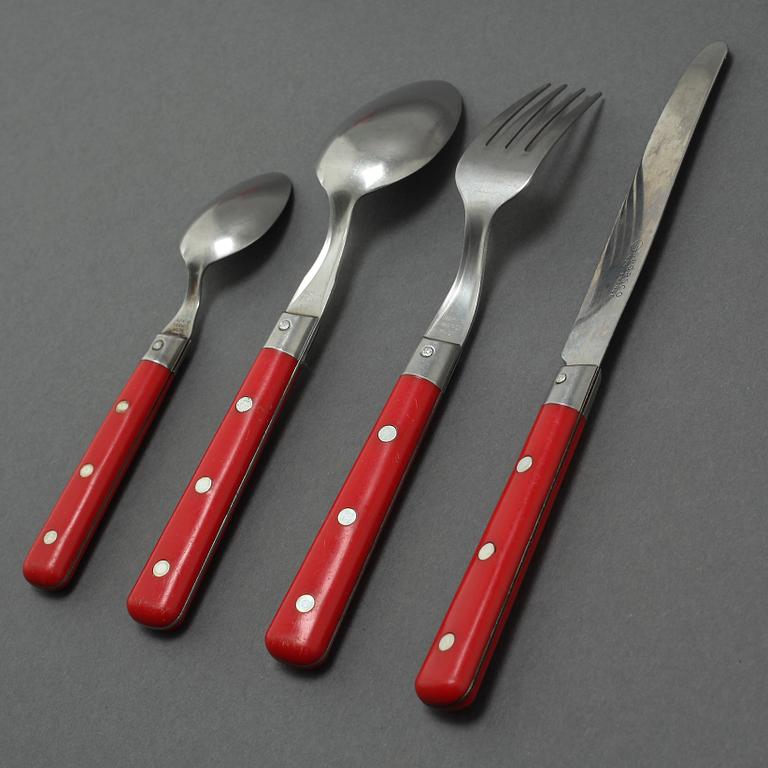 A flatware set of 24 pcs by Sedasco, France, second half of the 20th century.