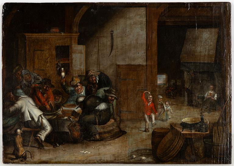 Adriaen Brouwer, in the manner of, 16th/17th century, Tavern Scene.