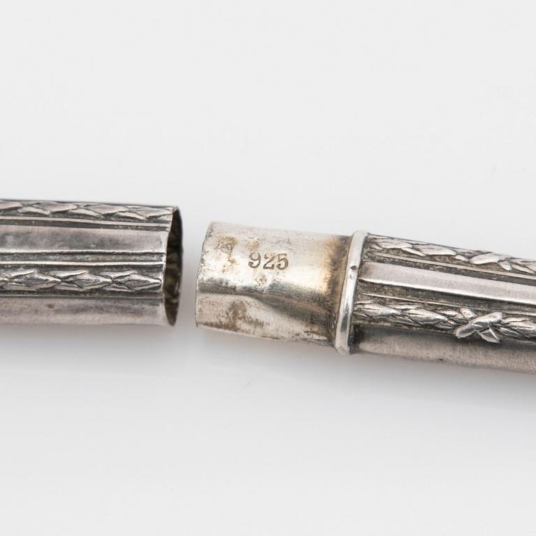 Utensilier, silver, 8 delar.