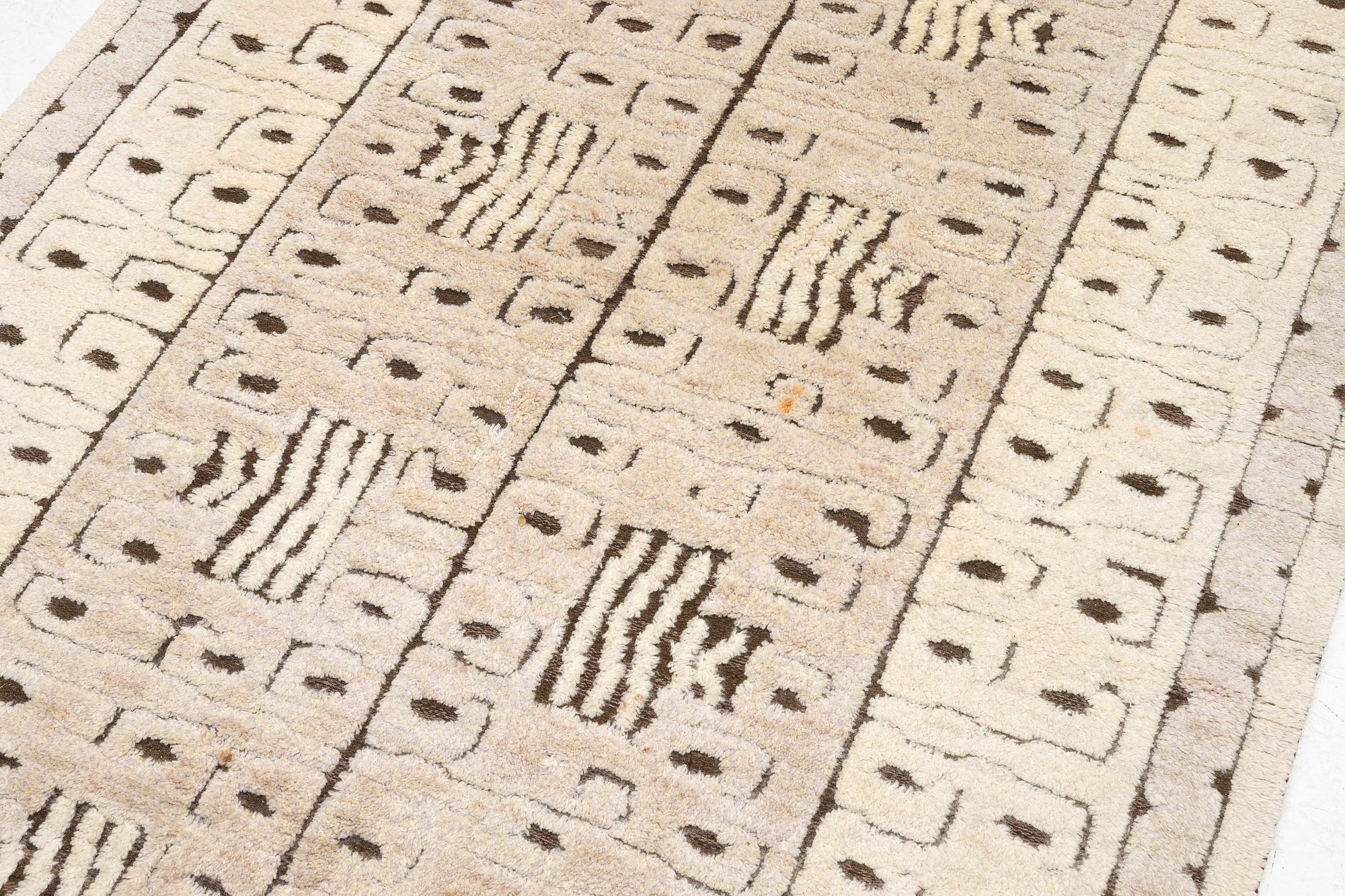 Märta Måås-Fjetterström, a carpet, 'Skvattram', knotted pile in relief, c. 270 x 164 cm, signed AB MMF.