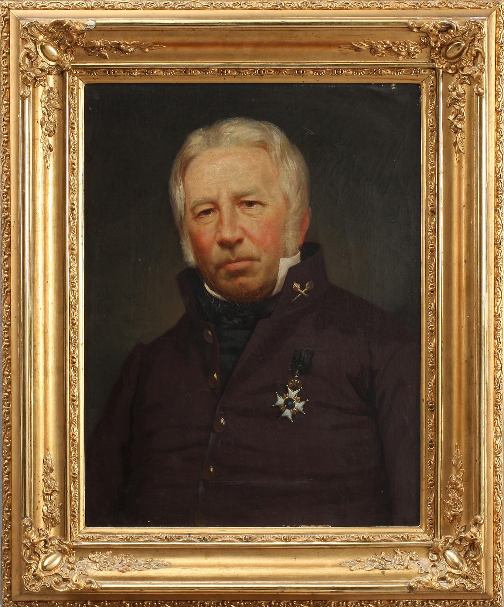 OKÄND KONSTNÄR, olja på duk, 1800-talets mitt.