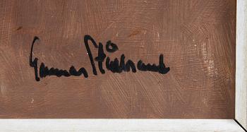 GUNNAR STÅLBRAND, olja på pannå, sign.