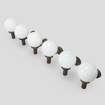 Lisa Johansson-Pape, A set of six of 1970s outdoor wall lights '140-015' for Stockmann Orno.