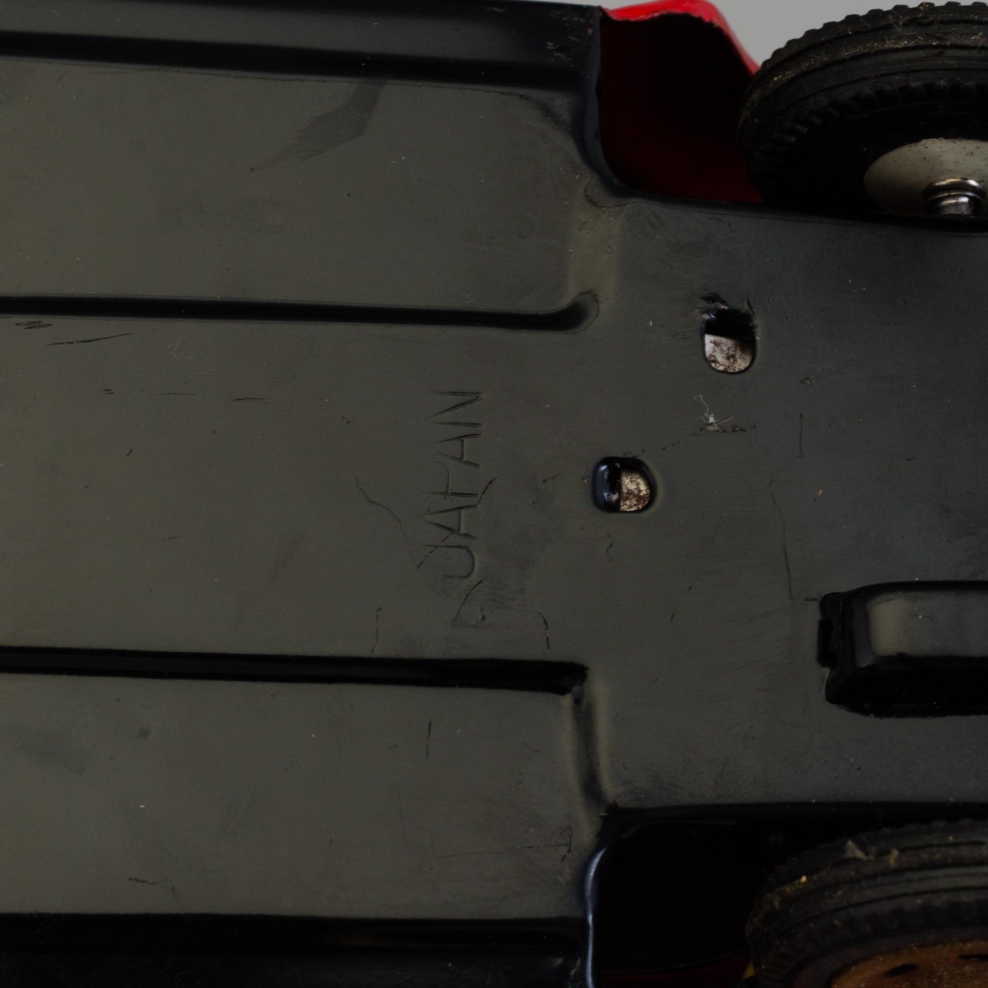 THREE TIN PLATE TOYS, mid 20th century.