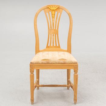 Stolar, 4 st, gustaviansk stil, 1900-tal.