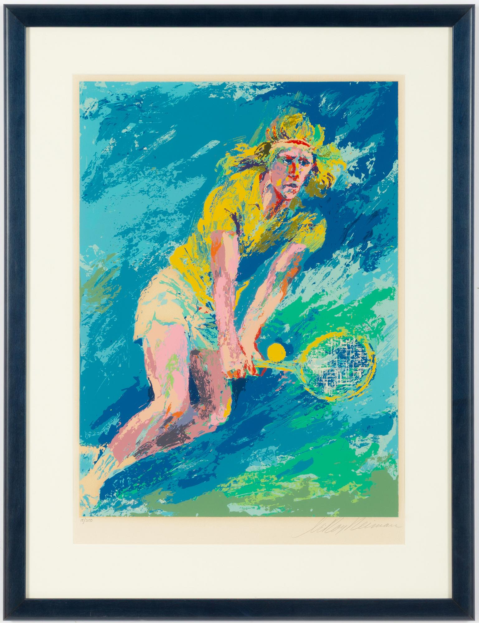 LeRoy Neiman, "Björn Borg".