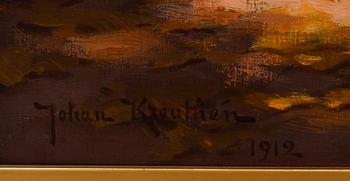 JOHAN KROUTHÉN, olja på duk, signerad och daterad 1912.