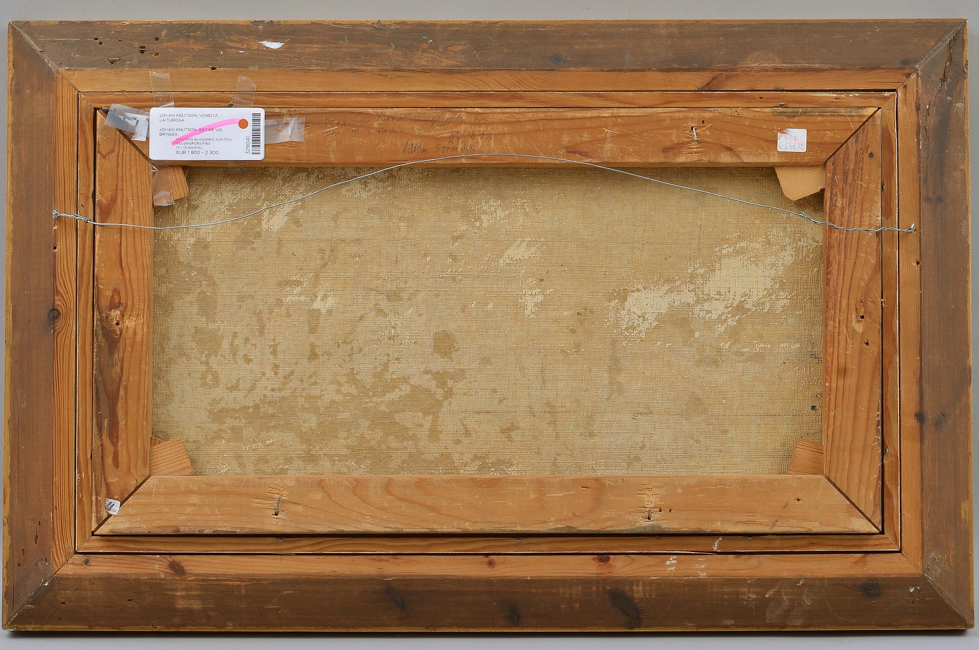 Johan Knutson, BOATS BY THE QUAI.