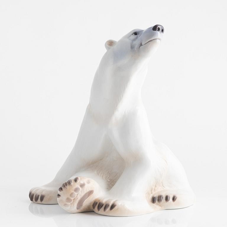 Niels Nielsen, figurin, porslin, modell 1954, Bing & Grøndahl, Danmark.