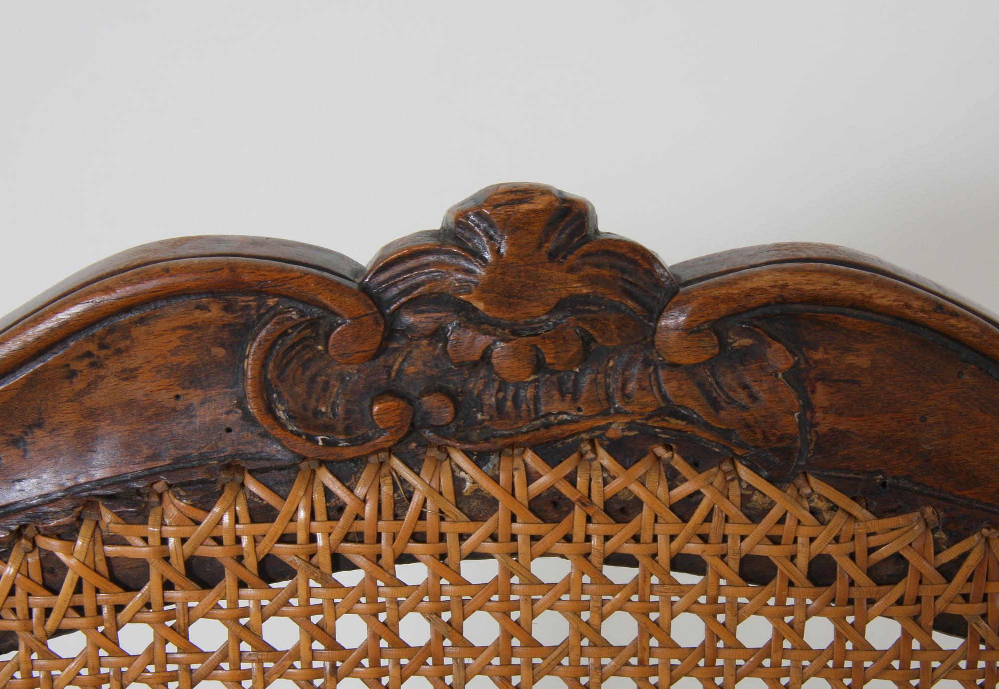 KARMSTOL. Louis XV, 1700-tal, sign I GOVRDIN.